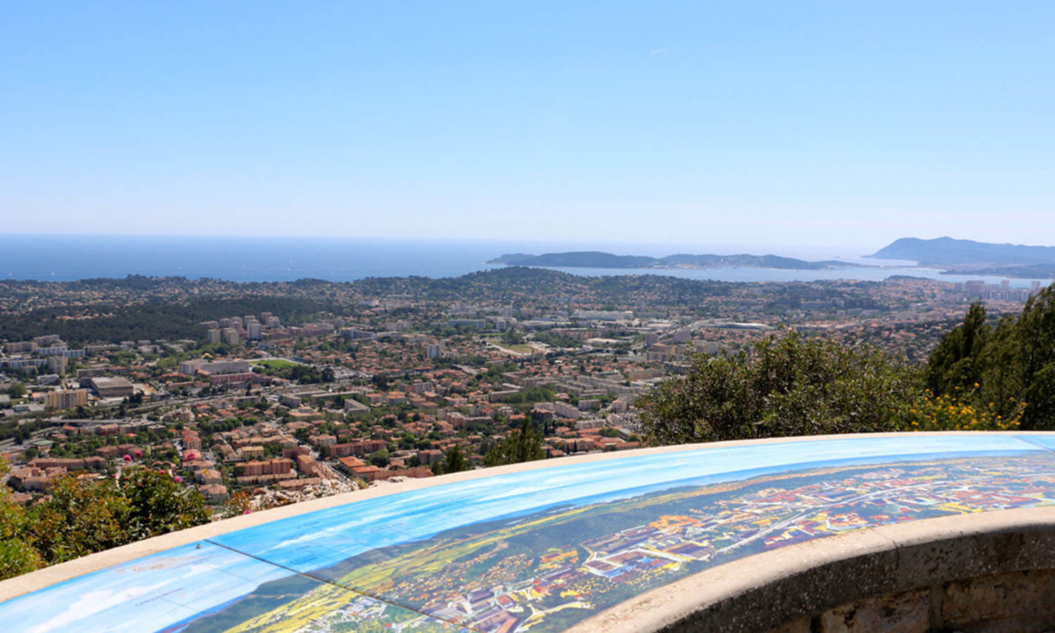 Toulon vue en hauteur